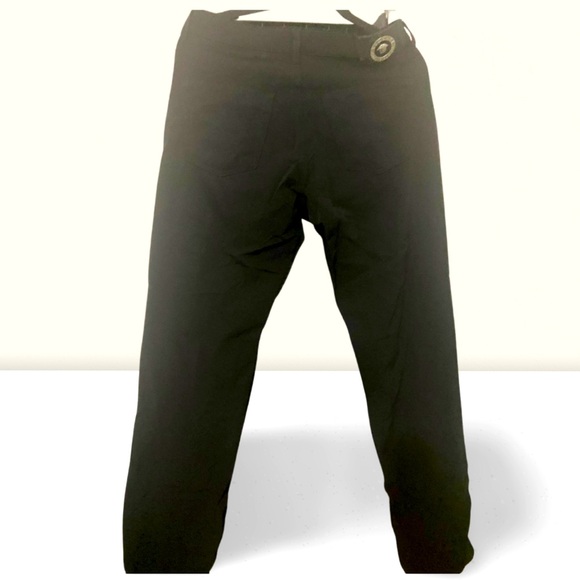 Vintage Versace Jeans Signature Stretchy Black Pants - Picture 2 of 5